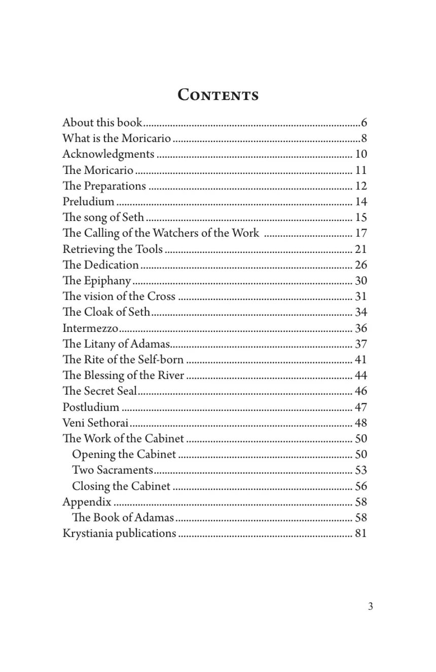Page 3 — The Cabinet: Sethian Gnosticism in the Postmodern World
