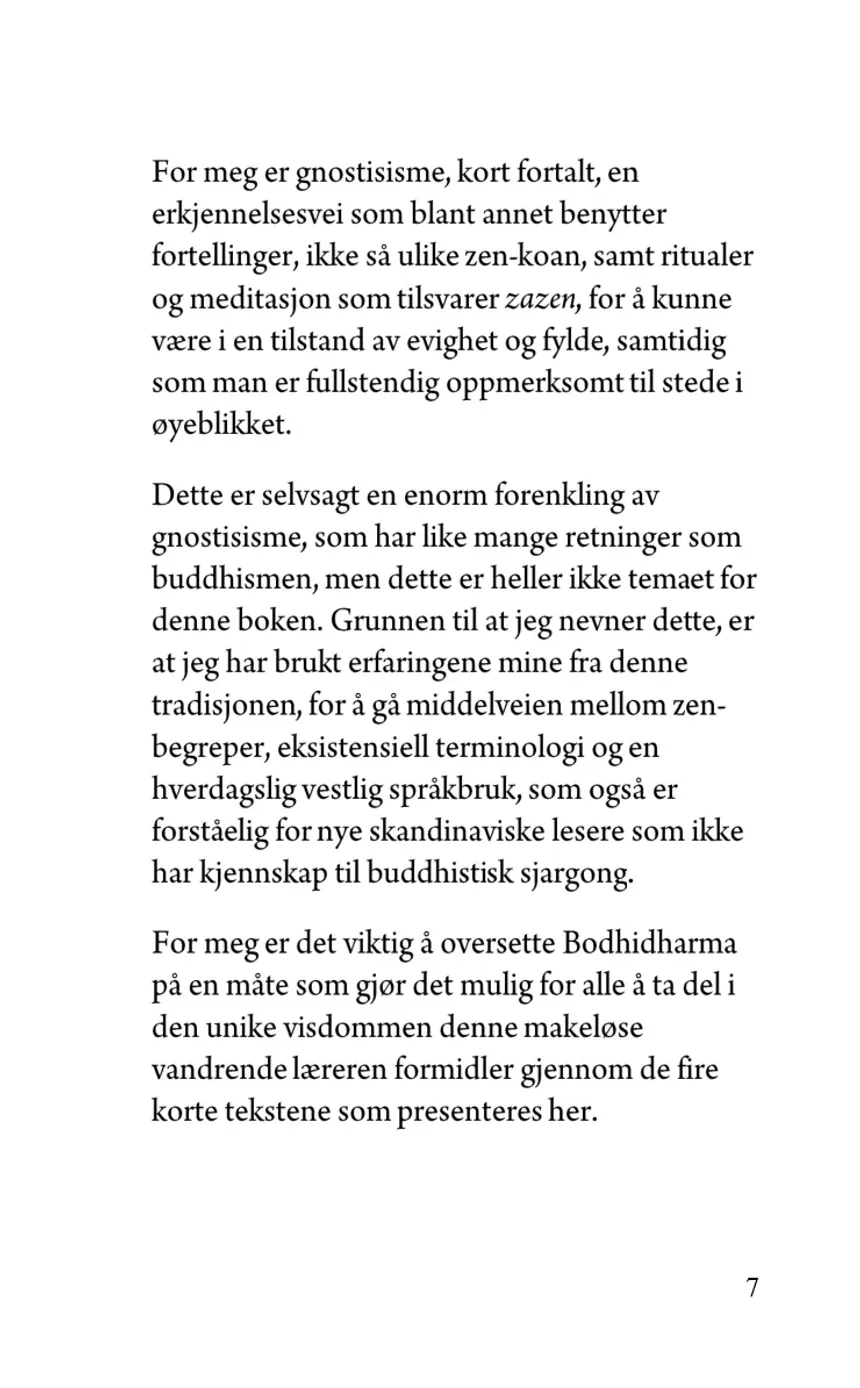 Side 5 — Veien er zen: Bodhidharmas lære