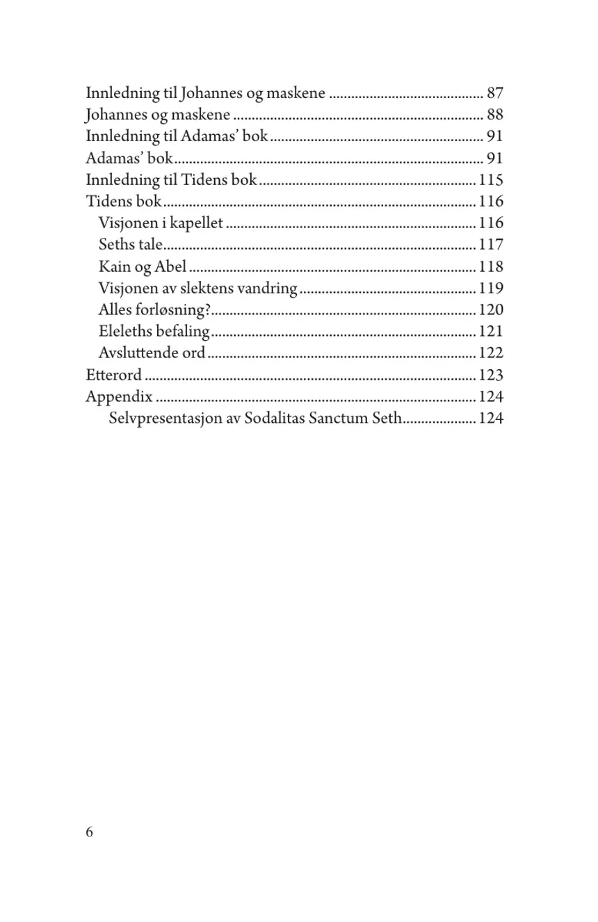 Side 6 — Porten: sethiansk gnostisisme i praksis