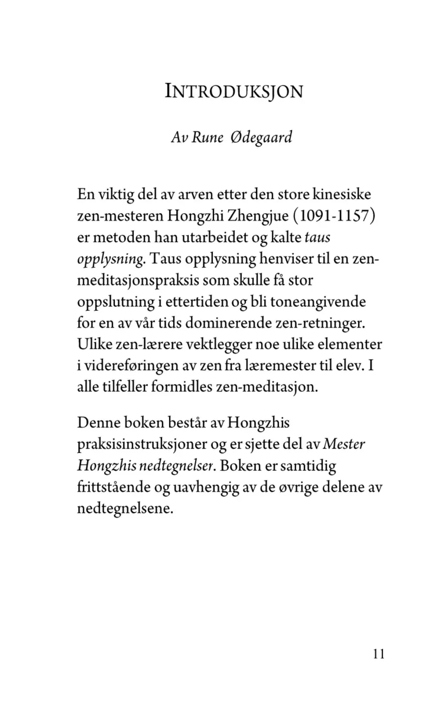 Side 8 — Mester Hongzhis veileder til praktisk zen